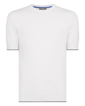 Men's Newquay Cotton Cashmere T-Shirt New Ivory White