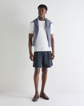 Men's Newquay Cotton Cashmere T-Shirt New Ivory White