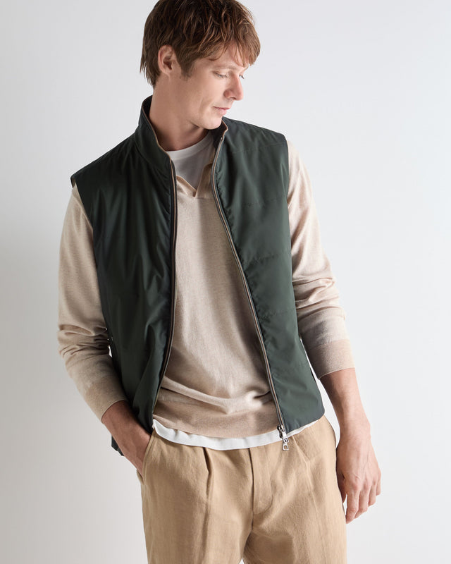 Men's Belgravia Weatherproof Gilet Dark Green