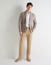 Men's Atrani Linen Trouser Taupe Brown