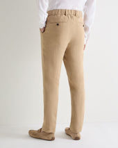 Men's Atrani Linen Trouser Taupe Brown