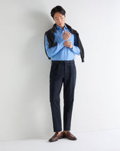 Men's Atrani Cotton Trousers Navy Blue