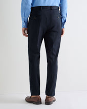 Men's Atrani Cotton Trousers Navy Blue