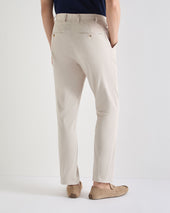 Mens Atrani Cotton Trousers Brown
