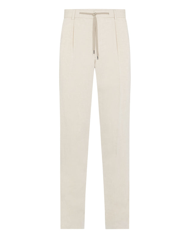 Men's Atrani Linen Blend Trousers Sand Brown