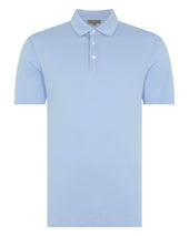 Men's Hove Cotton Polo Sea Mist Blue