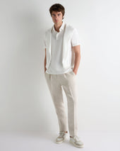 Men's Hove Cotton Polo White