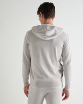 Men's Cotton Blend Hoodie Fumo Grey
