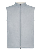 Men's Reversible Gilet Beige Brown