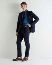 Men's Monaco Flannel Cotton Jacket Navy Blue