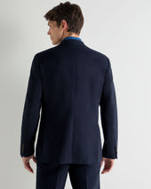 Men's Monaco Flannel Cotton Jacket Navy Blue