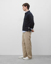 Cotton Canvas Relaxed Double Knee Pant
