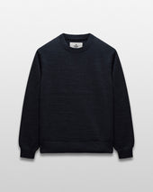 Cotton Slub Laurel Crewneck