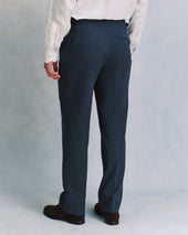 Slate Seersucker Classic Trousers