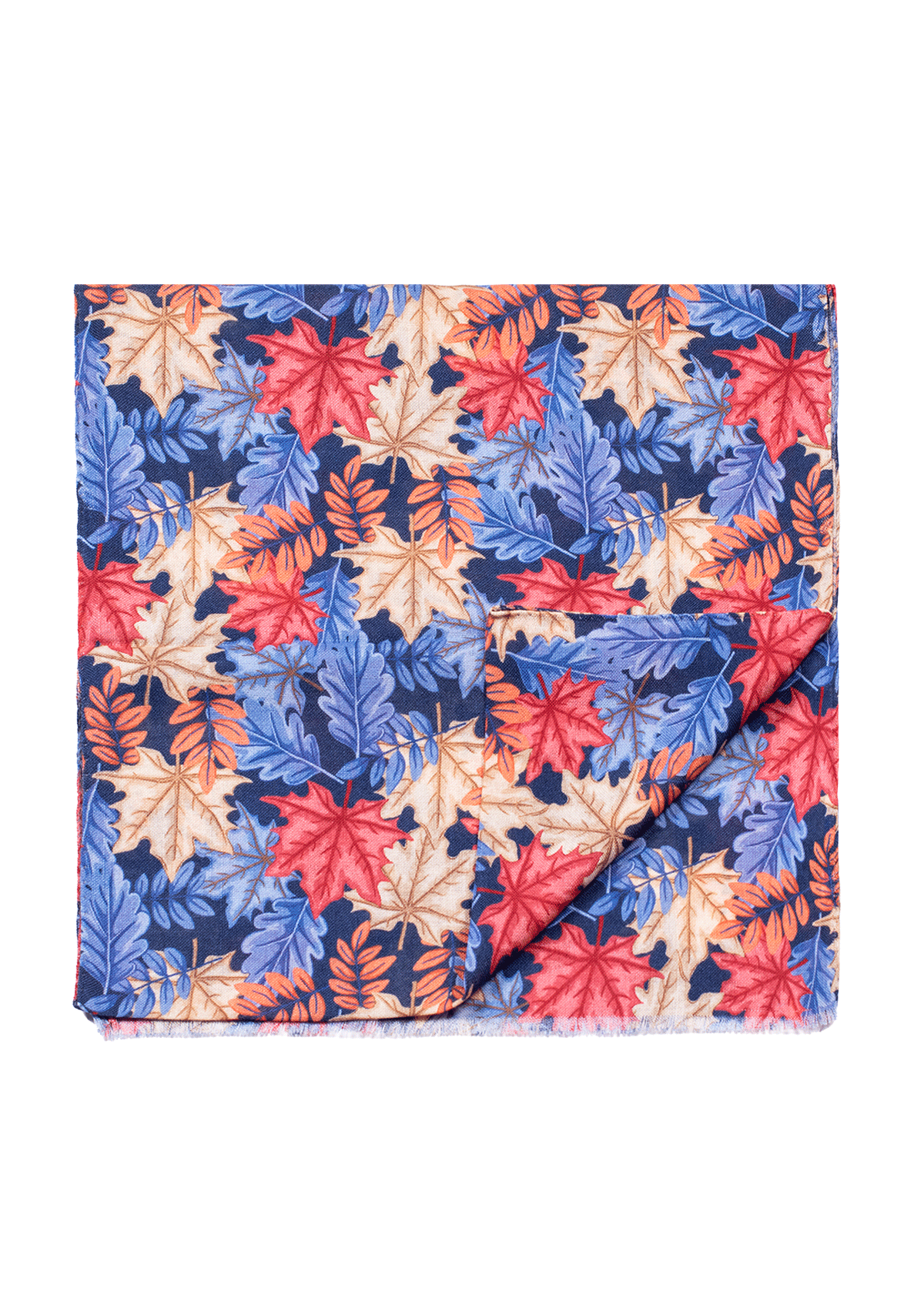 Autumn Leaf Print Scarf