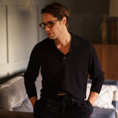 Merino Wool Cecil Rugby Polo Shirt