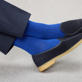 Bleu Roi Super Solide Fil D Cosse