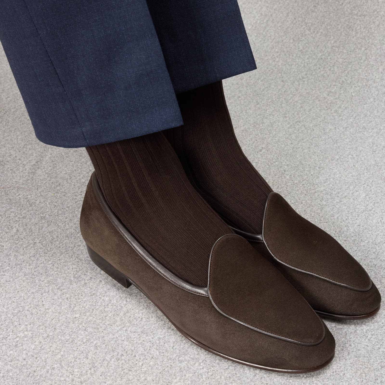 Marron Fonc Super Solide Fil D Cosse