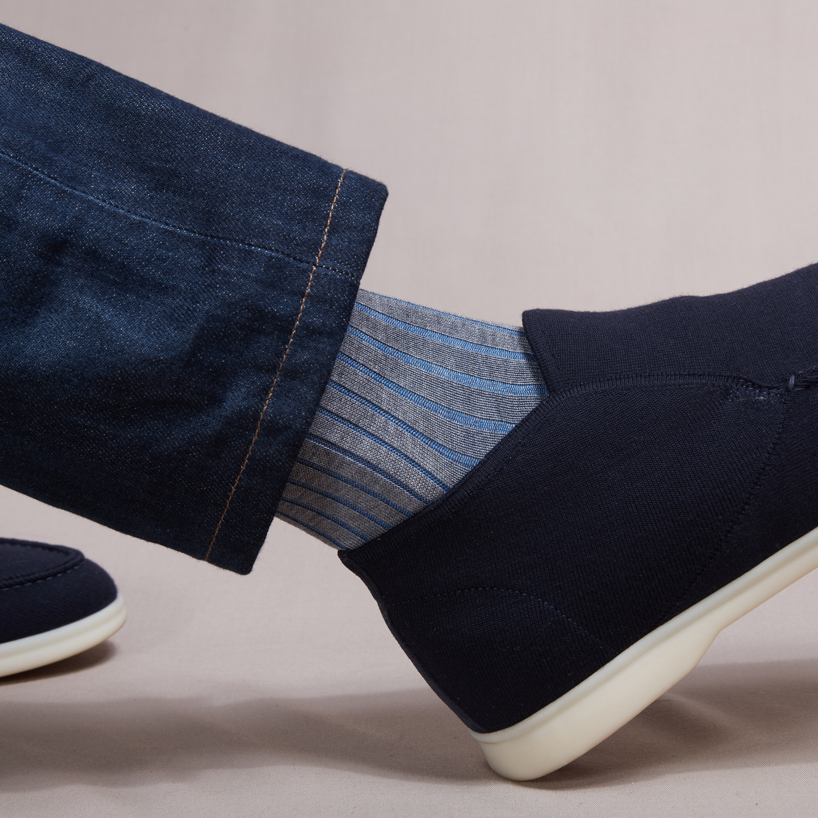 Gris Clair Bleu Super Solide Fil D Cosse