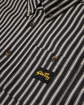 Flannel Shirt (Charcoal Stripe)