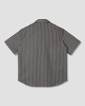 Flannel Shirt (Charcoal Stripe)
