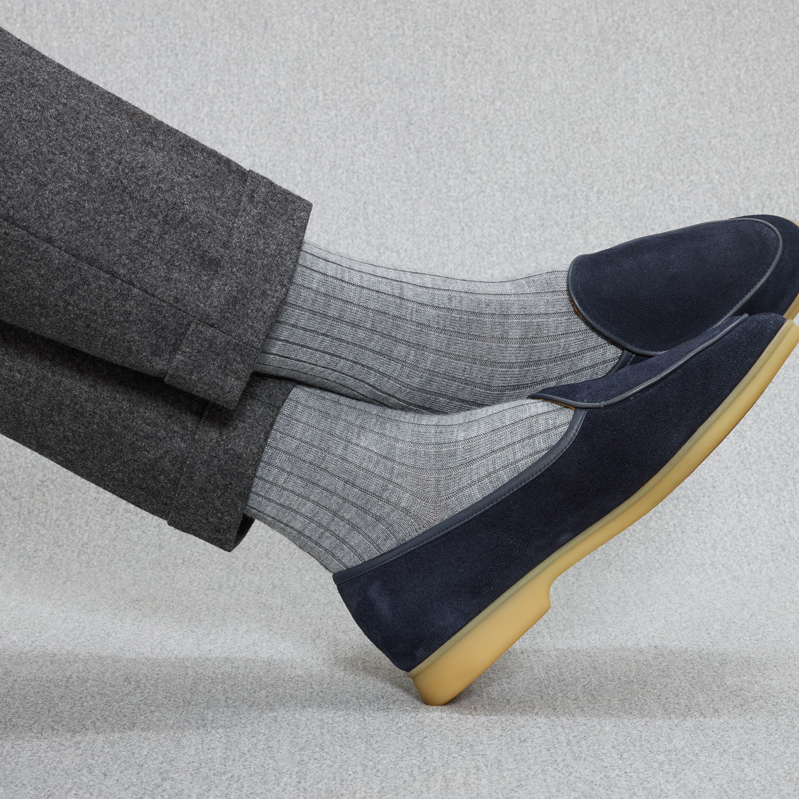 Gris Clair Super Solide Laine