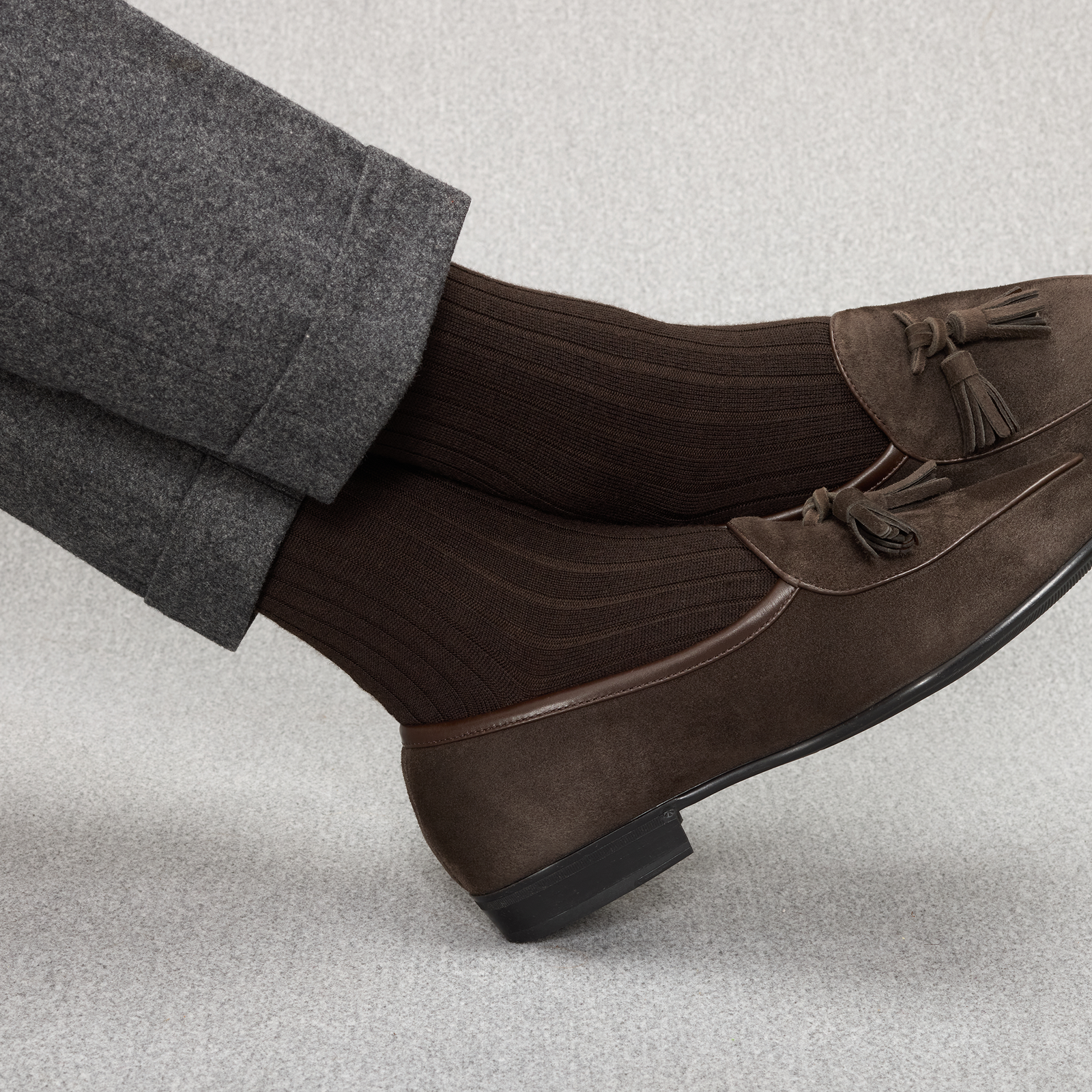 Marron Fonc Super Solide Laine