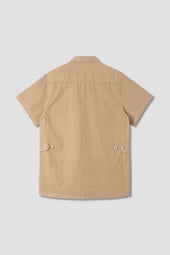 Short Sleeve Tropical Jacket (Khaki Ripstop)