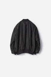 PURE SILK TAFTA OVERSIZED FLIGHT JACKET