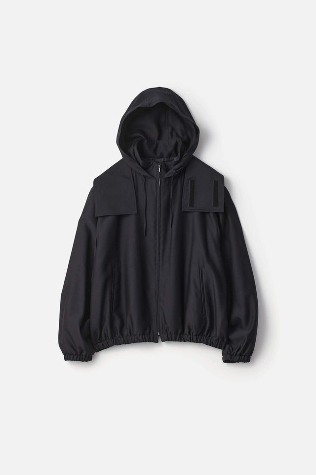 W/R/SI DOUBLE WEAVE HOODED JACKET