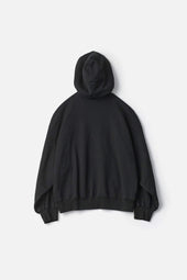 UNTWISTED YARN FADE SWEAT HOOD LS