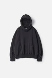UNTWISTED YARN FADE SWEAT HOOD LS