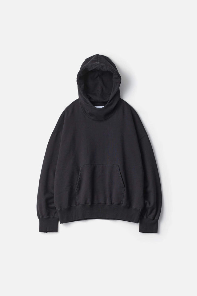 UNTWISTED YARN FADE SWEAT HOOD LS