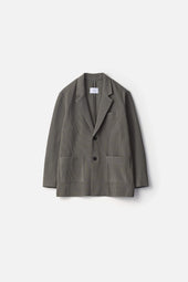 GRADATION PLEATS SINGLE BREASTED JACKET