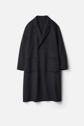Wool Cashmere Reversible Notch Lapel Coat