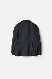 DEFORMED SHOULDER DOUBLE BREASTED JACKET