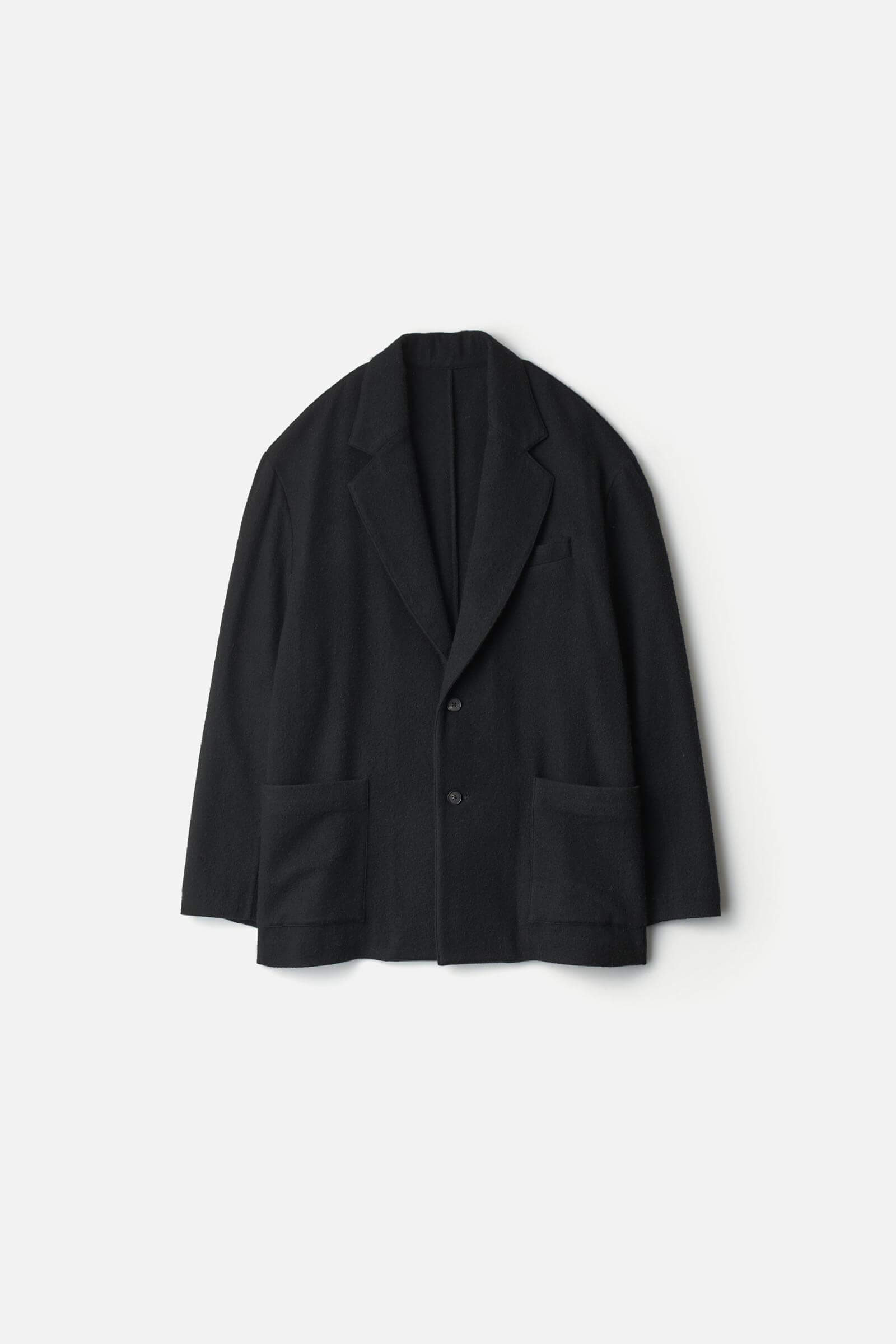 Wool Cashmere Fleece Single Breasted Jacket