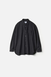 Wool Silk Regular Collar Shirt
