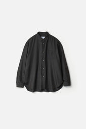 WOOL/SILK REGULAR COLLAR SHIRT