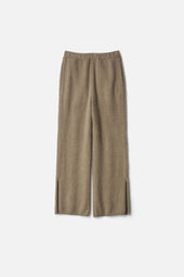 Wool Alpaca Milled Knit Easy Trousers