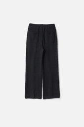 Wool Alpaca Milled Knit Easy Trousers