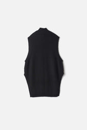 Cashmere Sable Tweed Knit Pullover Vest