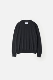 Wool Silk Knit Crew Neck Ls