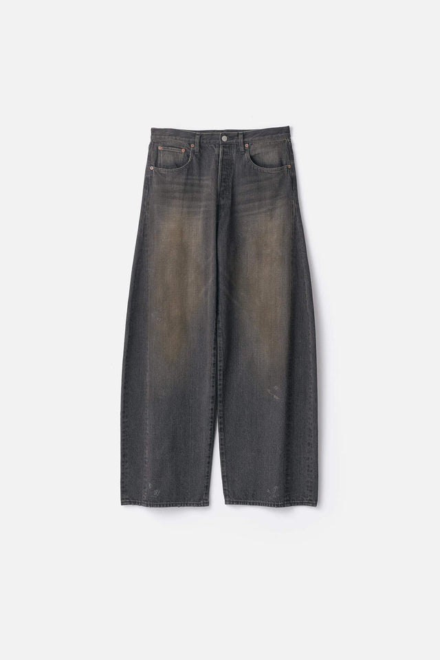 DEFORMATION WIDE DENIM JEANS