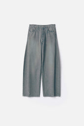DEFORMATION WIDE DENIM JEANS