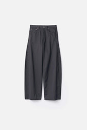 DEFORMATION WIDE COTTON PANTS