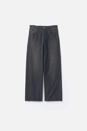 SULFUR DYED OXFORD VINTAGE WIDE PANTS