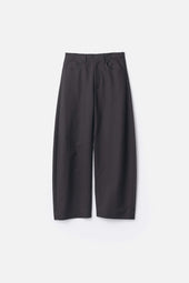 DOUBLE WEAVE COTTON ROUND PANTS
