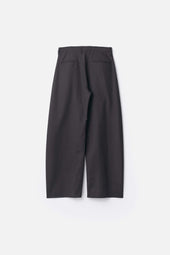 DOUBLE WEAVE COTTON ROUND PANTS