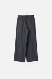 COTTON RAYON EASY LONG WIDE TROUSERS